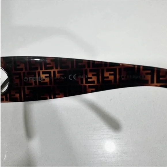 Fendi Women's Cat-Eye Sunglasses - Black and Brown - Picture 12 of 13
